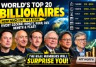 How Much Do the World’s 20 Richest Billionaires Have Every Second? The Numbers Are Almost Impossible to Imagine