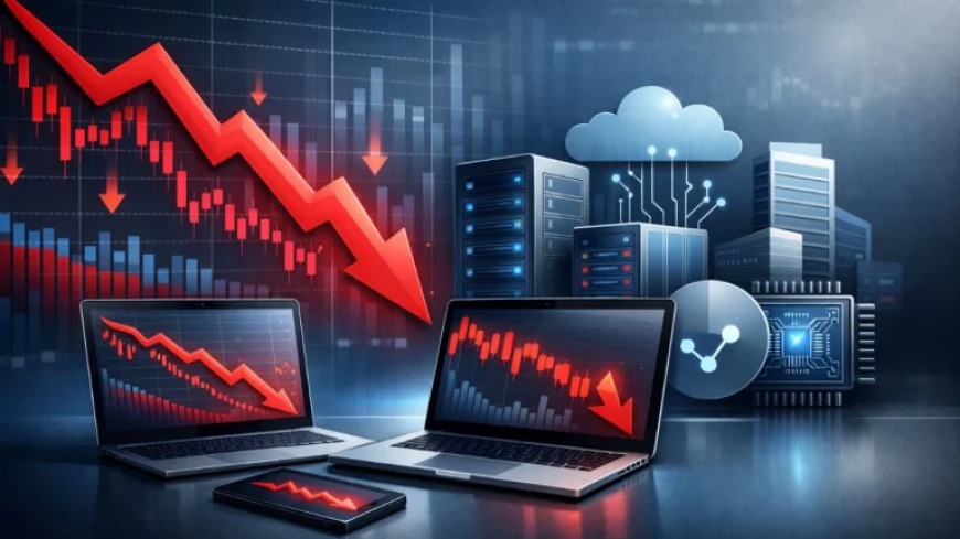 Global PC Shipments Plunge 20% as Memory Shortages Push Up Prices